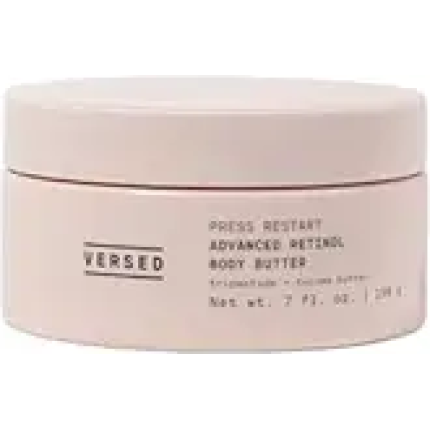 Versed Advanced Retinol Body Butter - Encapsulated Retinol Body Lotion & Skin Firming Cream - Infused with a Tripeptide & Vitamin-Rich Butters to Repair and Renew Dry Skin (7 oz)
