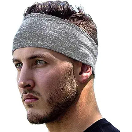 E Tronic Edge Running Headbands for Men, Women, Boys and Girls, Sports Sweatbands for Basketball, Yoga, Exercise, Workout, Quick Drying and Non-Slip Workout Stretchy Hairband